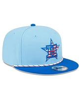 New Era Men's Light Blue/Blue Houston Astros 2025 Fourth of July 9FIFTY Snapback Hat