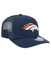 New Era Men's Navy Denver Broncos Team Collection 9SEVENTY Stretch-Snap Adjustable Hat