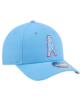 New Era Men's Light Blue Houston Oilers Team Collection 9FORTY M-Crown Adjustable Hat