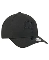 New Era Men's Black Tampa Bay Buccaneers Team Collection 9FORTY M-Crown A-Frame Adjustable Hat