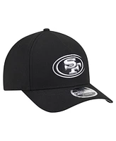 New Era Men's Black San Francisco 49ers Team Collection 9FORTY M-Crown A-Frame Adjustable Hat