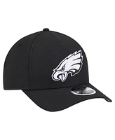 New Era Men's Black Philadelphia Eagles Team Collection 9FORTY M-Crown A-Frame Adjustable Hat