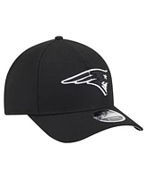 New Era Men's Black New England Patriots Team Collection 9FORTY M-Crown A-Frame Adjustable Hat
