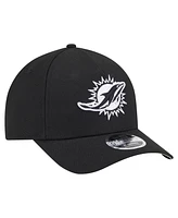 New Era Men's Black Miami Dolphins Team Collection 9FORTY M-Crown A-Frame Adjustable Hat