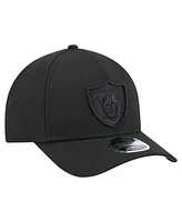 New Era Men's Black Las Vegas Raiders Team Collection 9FORTY M-Crown A-Frame Adjustable Hat