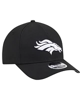 New Era Men's Black Denver Broncos Team Collection 9FORTY M-Crown A-Frame Adjustable Hat