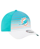 New Era Men's White/Aqua Miami Dolphins Adventure Gradient 9FORTY M-Crown A-Frame Adjustable Hat