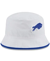 New Era Men's White Buffalo Bills 2025 Nfl Training Camp Stretch Bucket Hat