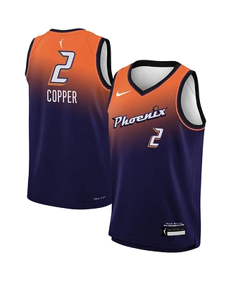 Nike Big Boys and Girls Kahleah Copper Purple Phoenix Mercury Explorer Swingman Jersey