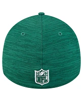 New Era Men's Green York Jets Stripes 39THIRTY Flex Hat