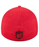 New Era Men's Red Kansas City Chiefs Stripes 39THIRTY Flex Hat