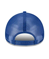 New Era Men's Royal Kansas City Royals 2025 Big League Chew A-Frame 9FORTY Adjustable Trucker Hat
