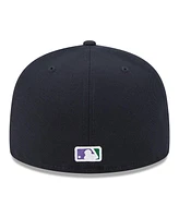 New Era Men's Navy Atlanta Braves 2025 Big League Chew 59FIFTY Fitted Hat
