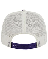 New Era Men's White Los Angeles Lakers Lemon Tree 9SEVENTY Adjustable Hat