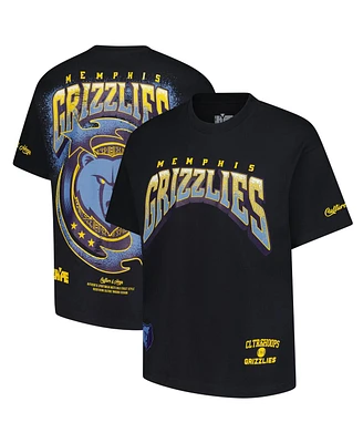 Two Hype Men's Black Memphis Grizzlies Drip Dime Collection Premium T-Shirt
