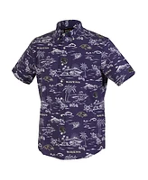 Reyn Spooner Men's Purple Baltimore Ravens Kekai Performance Button-Down Shirt