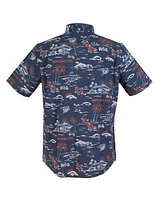 Reyn Spooner Men's Navy Denver Broncos Kekai Performance Button-Down Shirt