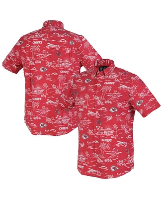 Reyn Spooner Men's Red Kansas City Chiefs Kekai Performance Button-Down Shirt