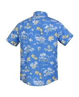 Reyn Spooner Men's Powder Blue Los Angeles Chargers Throwback Kekai Performance Button-Down Shirt