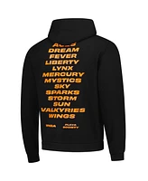 Playa Society Men's and Women's Black Wnba Team Pullover Hoodie