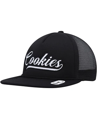 Cookies Men's Black Pack Talk Foam Trucker Snapback Hat