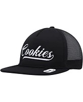 Cookies Men's Black Pack Talk Foam Trucker Snapback Hat