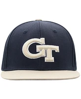 Top of the World Big Boys and Girls Navy Georgia Tech Yellow Jackets Victory Maverick Snapback Hat