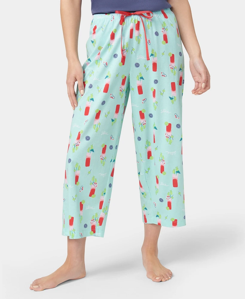 Hue Women's Bloody Mary Mood Capri Pajama Pants