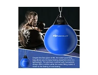 18 Inch 110 Pound Heavy Punching Water Aqua Bag with Adjustable Metal Chain