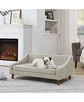 Elevated Dog Sofa Bed - Beige