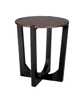 Streamdale Furniture Acacia Wood Side Table - Modern Design & Easy Assembly