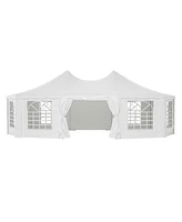 Streamdale Furniture 29x21ft White Party Wedding Tent - Waterproof Gazebo