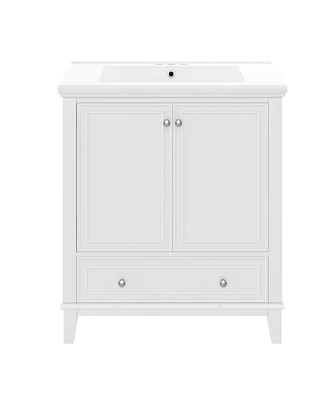 Streamdale Furniture 30" Bathroom Vanity with Sink Combo