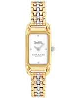 Coach Women's Cadie Tri-Tone Stainless Steel Bracelet Watch, 17.5mm