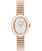 Coach Women's Sammy Rose Gold Tone Stainless Steel Stretch Bracelet Watch, 22.5mm