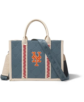 Montana West New York Mets Whipstitch Crossbody Tote