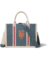 Montana West New York Mets Whipstitch Crossbody Tote