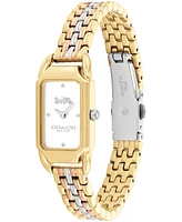 Coach Women's Cadie Tri-Tone Stainless Steel Bracelet Watch, 17.5mm