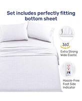 600 Thread Count 100% Cotton Printed Sheet Set - California Design Den