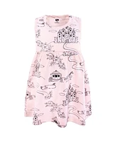 Hudson Baby Infant and Toddler Girls Cotton Dress Cardigan Set