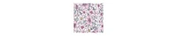 Hudson Baby Girls Cotton Dress and Cardigan Set, Pink Purple Pretty Floral