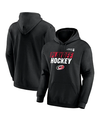 Fanatics Men's Black Carolina Hurricanes 2025 Stanley Cup Playoffs Breakout Fleece Pullover Hoodie