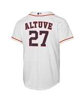 Nike Big Boys and Girls Jose Altuve White Houston Astros Home Replica Player Jersey