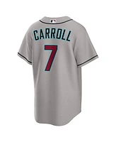 Nike Men's Corbin Carroll Gray Arizona Diamondbacks Road Replica Jersey