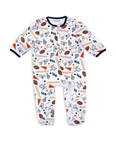 Wear by Erin Andrews Baby Boys and Girls Denver Broncos Sleep Play with Bib and Fun Hat Set