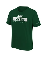 Nike Big Boys and Girls Green New York Jets 2024 Sideline Legend Performance T-Shirt
