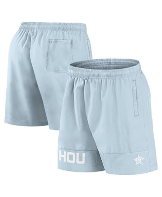 Fanatics Men's Light Blue Houston Astros Elements Swim Shorts