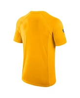 Fanatics Men's Gold Pittsburgh Penguins Authentic Pro Rink Tech T-Shirt