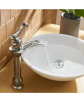Greenspring Waterfall Single Hole Single-Handle Vessel Bathroom Faucet in Brushed Nickel