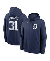 Nike Men's Riley Greene Navy Detroit Tigers Player Name Number Club Fleece Pullover Hoodie